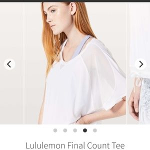 Lululemon final count tee